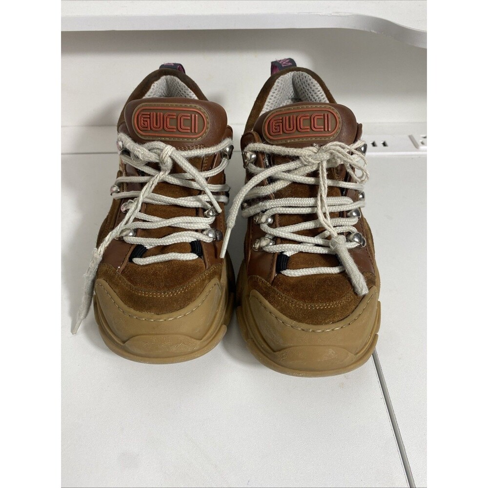 Gucci Child Flashtrek GG Supreme Hiking Fashion Sneaker Size 32